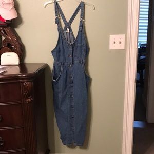 Women’s Lee Jean Dress- Front Button-M